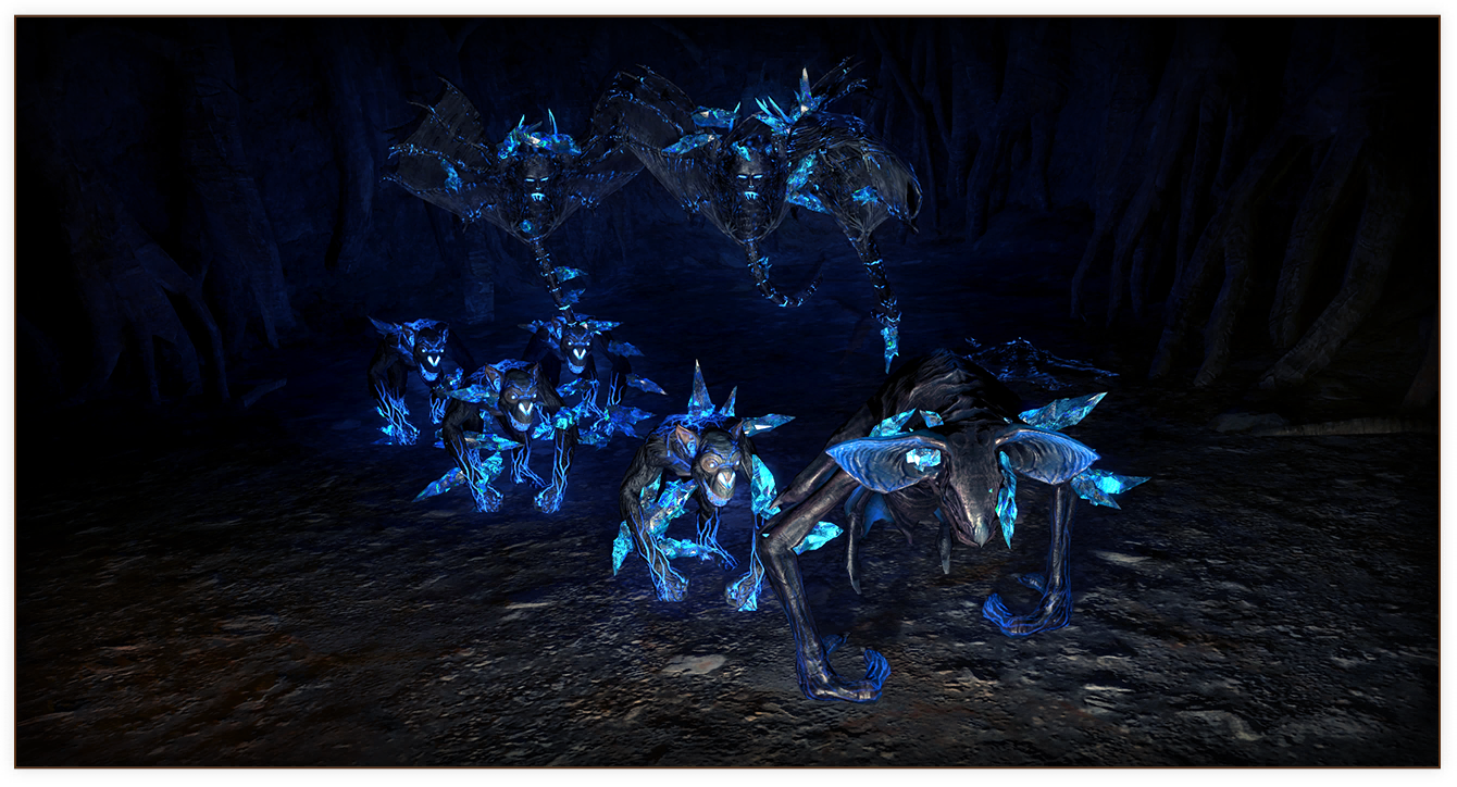 Dangerous monsters and valuable treasures await you in the dark depths of the Azurite Mine.