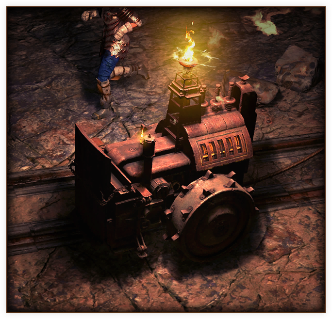 It's a good idea to stay in the Crawler's light while moving to a new location.