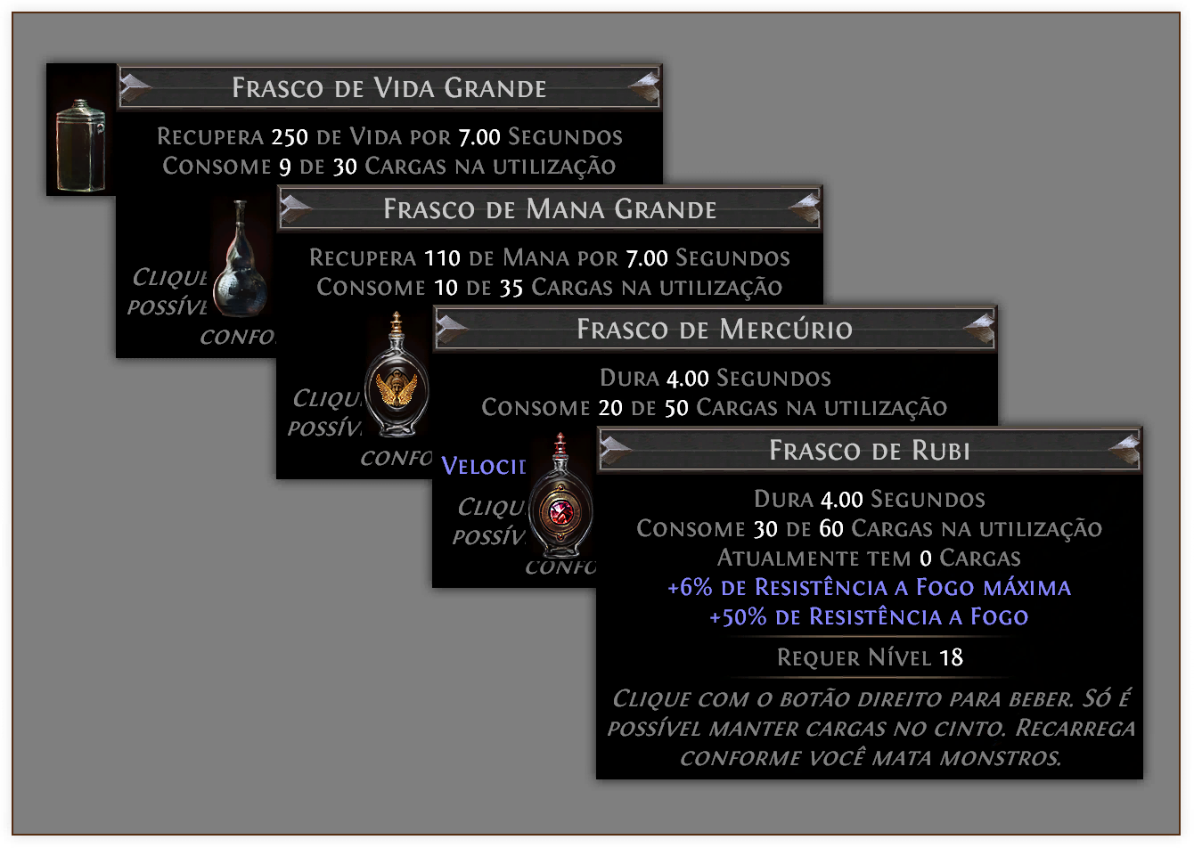 Misturar frascos diferentes para situações diferentes pode te ajudar.