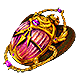 金色の遺物箱のスカラベ