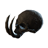 Tusked Hominid Skull